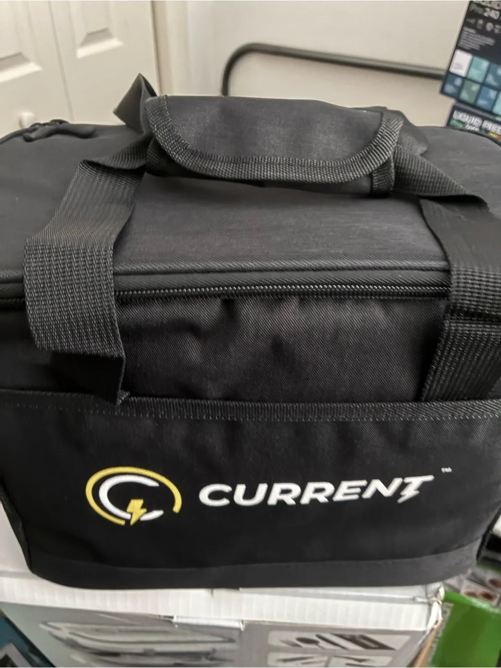 CURRENT Black Insulated Cooler Tote Bag